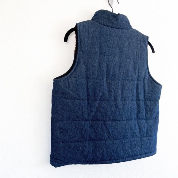 E2 Clothing Women's Boho Aztec Denim Vest Size Medium NWT Casual Modern Cozy - Picture 8 of 16